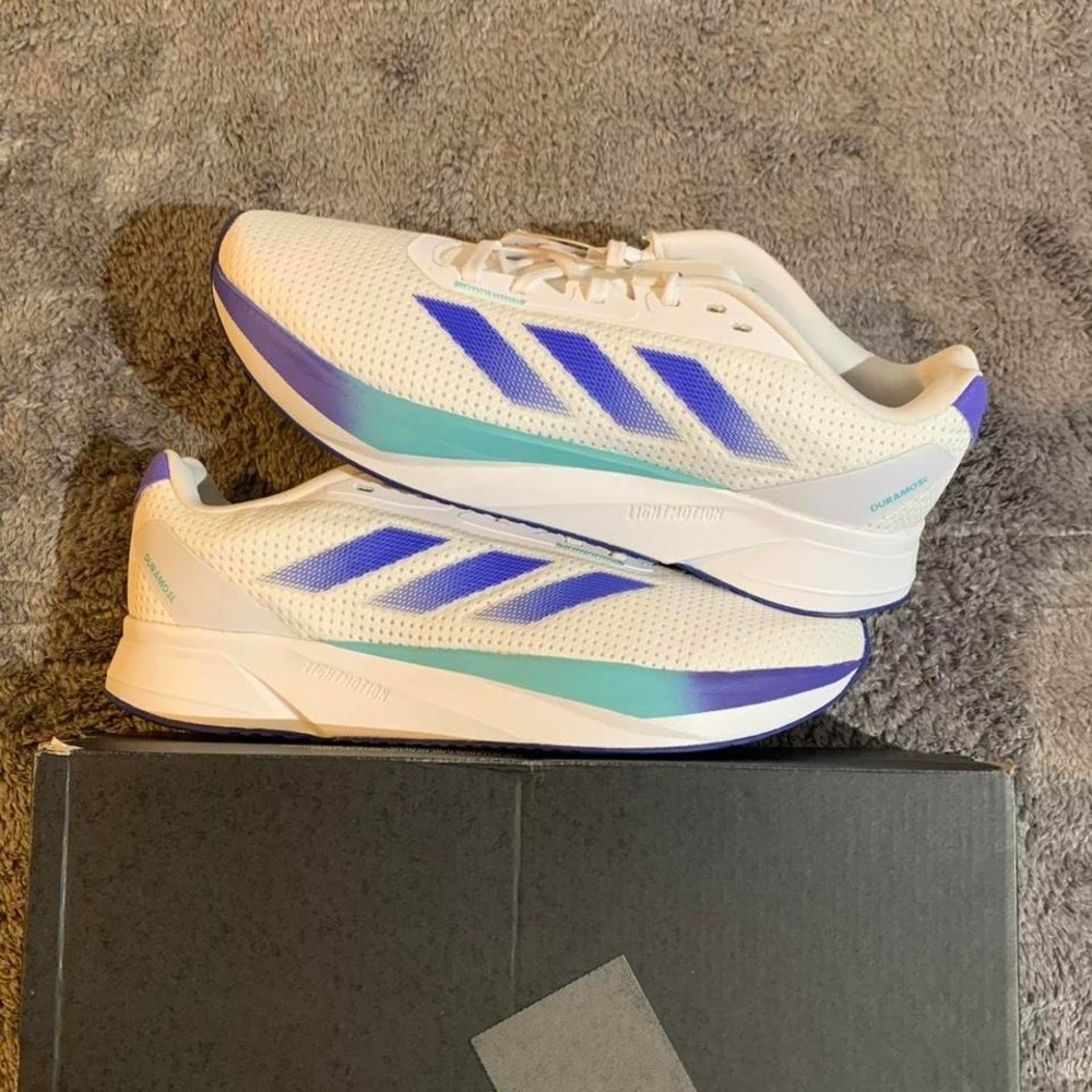 Brand New Mens Adidas‎ White and blue Running shoes